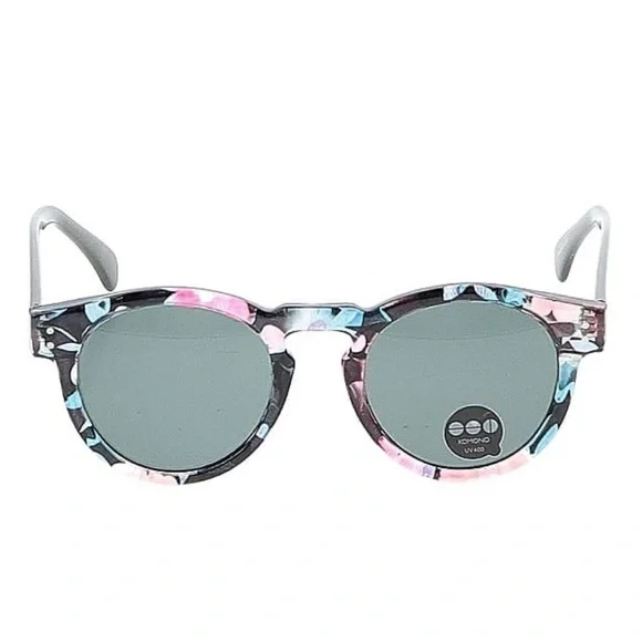 Komono Sunglasses Clement Round Floral Black/Pink/ Blue KOMONO Clement Floral Sunglasses NWT | Mercari main image 4